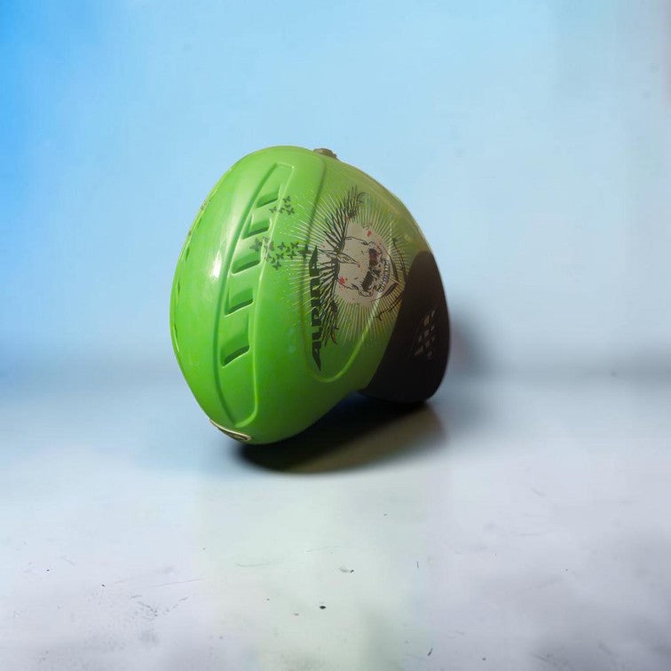 Cască ALPINA CARAT Junior – Verde fluorescent – 51–55 cm