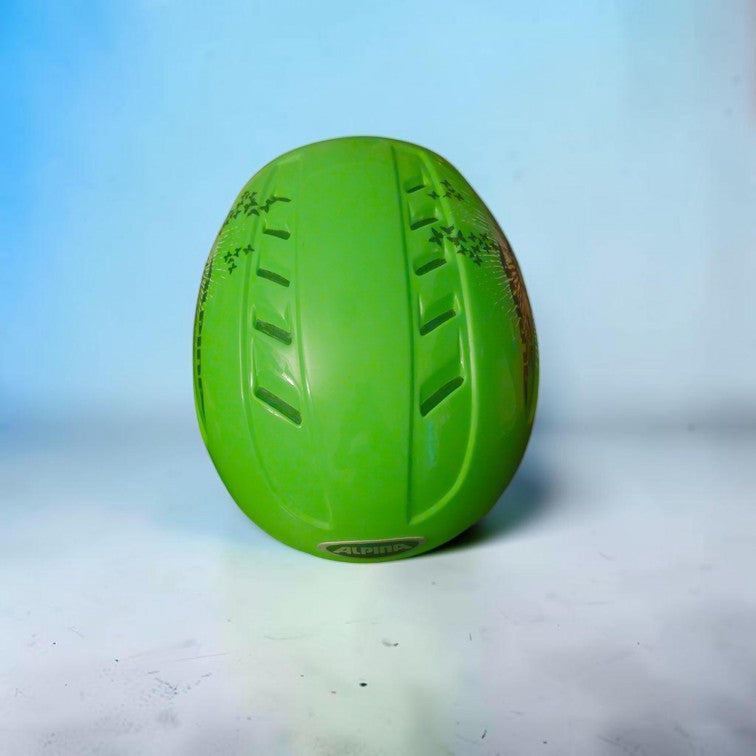 Cască ALPINA CARAT Junior – Verde fluorescent – 51–55 cm