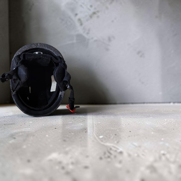 Cască de schi – Neagră mată, cu sistem de ventilație