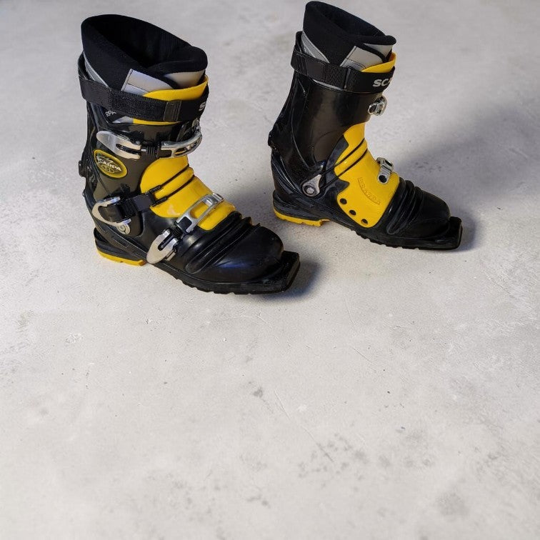 Clăpari Telemark SCARPA T1 Bumblebee – EU 42.5–43 – 75 mm