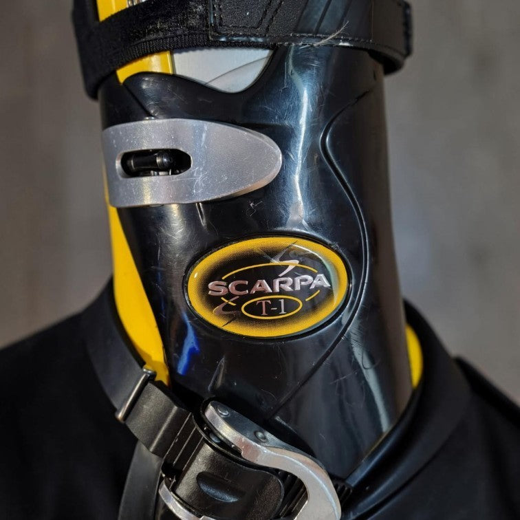 Clăpari Telemark SCARPA T1 Bumblebee – EU 42.5–43 – 75 mm