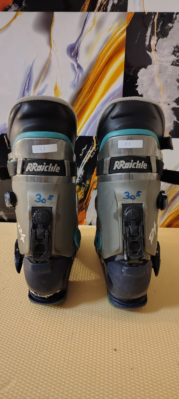 Clăpari Raichle 124 – Mărimea 43 (30.5 MP) – Cu opțiune Walk/Ski!