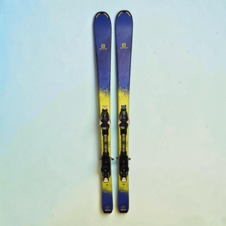 Schiuri Salomon – 150 cm, cu legături
